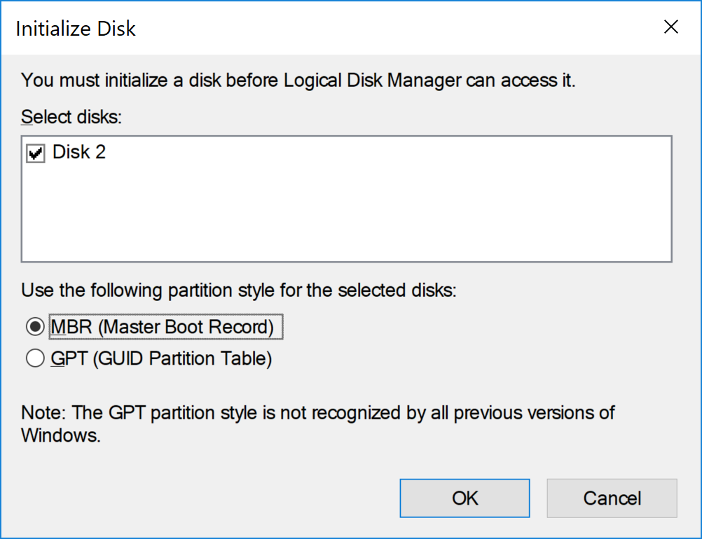 Convert Hyper-V generation 2 vhdx disk to generation 1 vhd disk